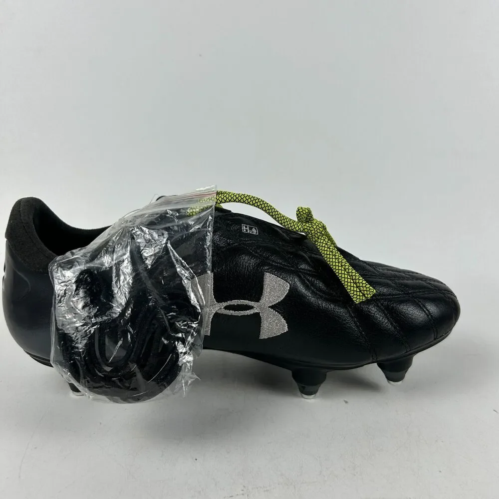 Under Armour Hydrastrike II SG Soccer Cleats Women US 8.5 Black with Extra Laces